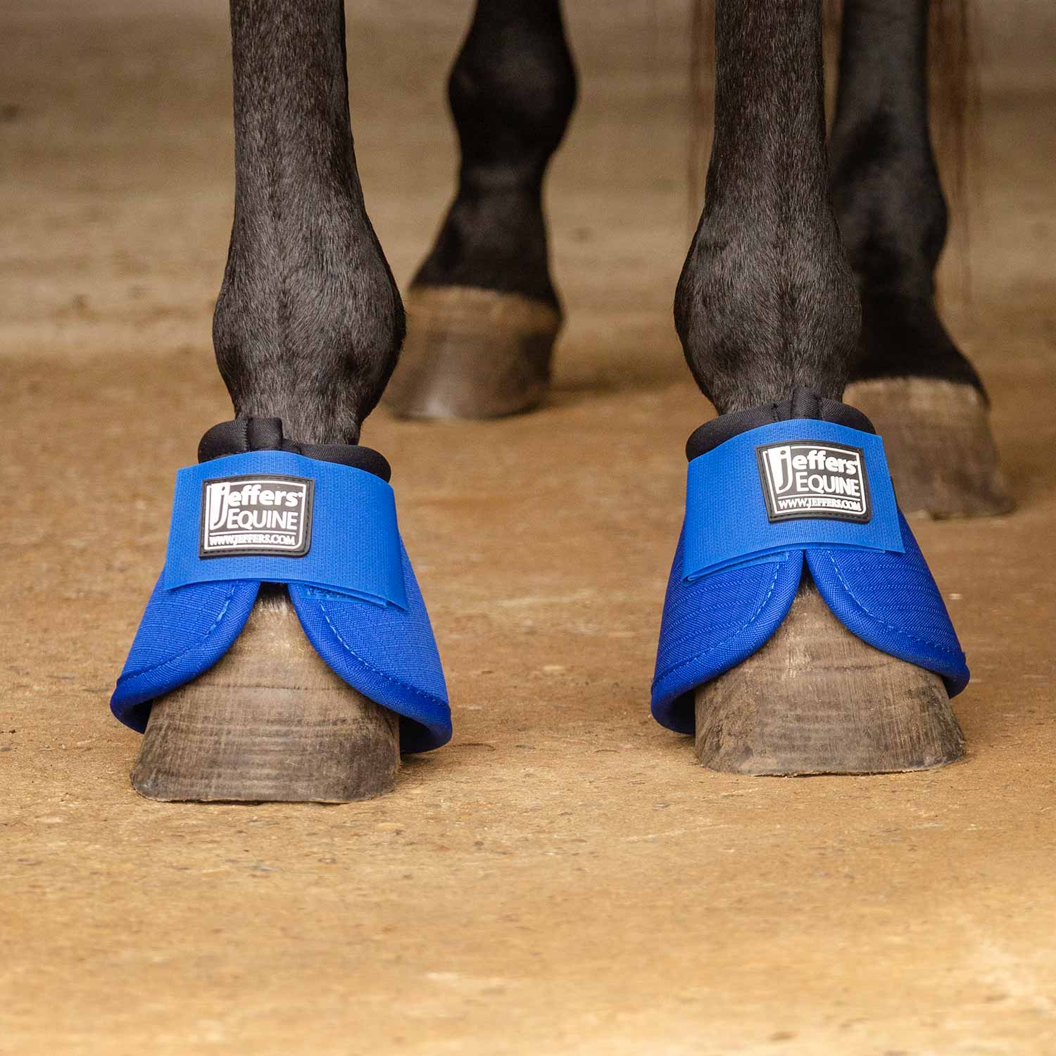 No-Turn Bell Boots for Horses, Solid Colors, 2 ct