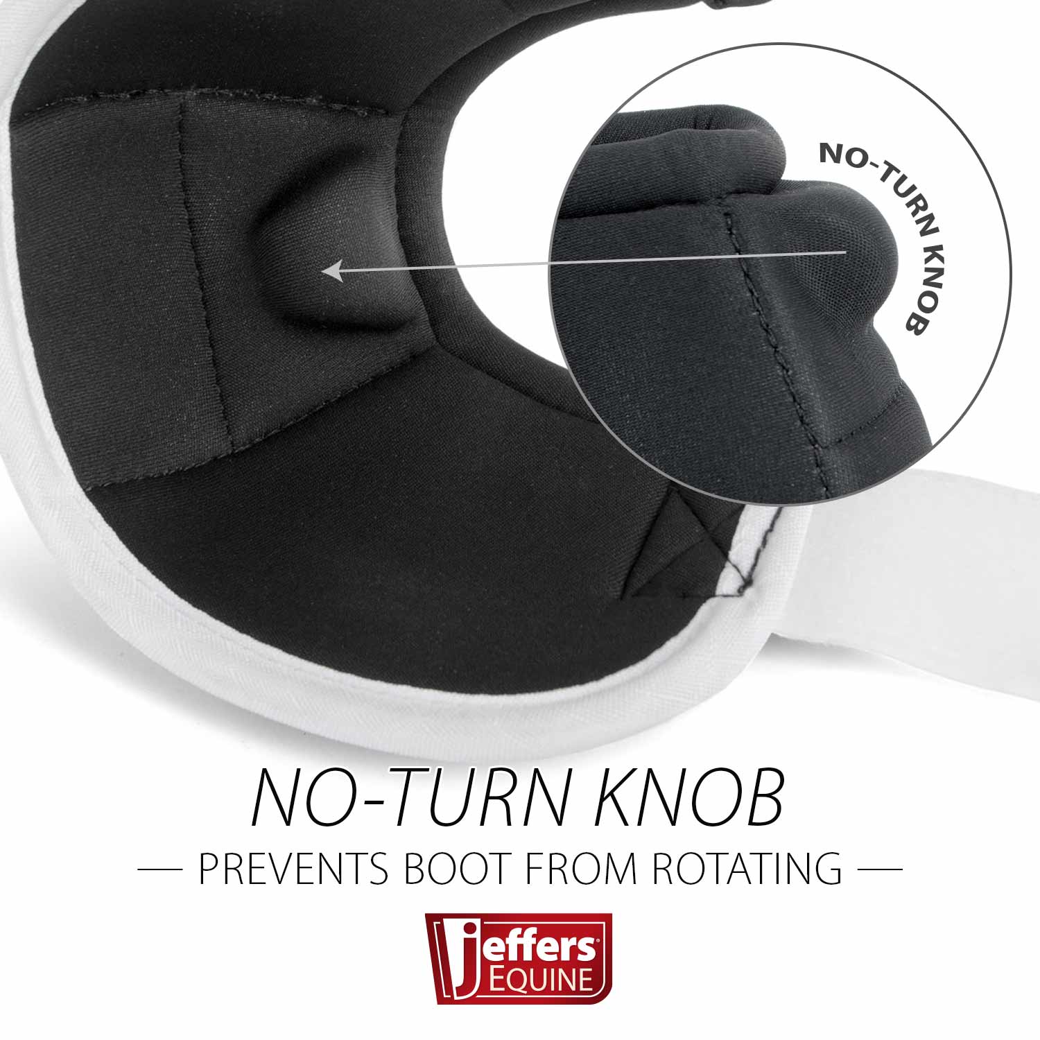 No-Turn Bell Boots for Horses, Solid Colors, 2 ct