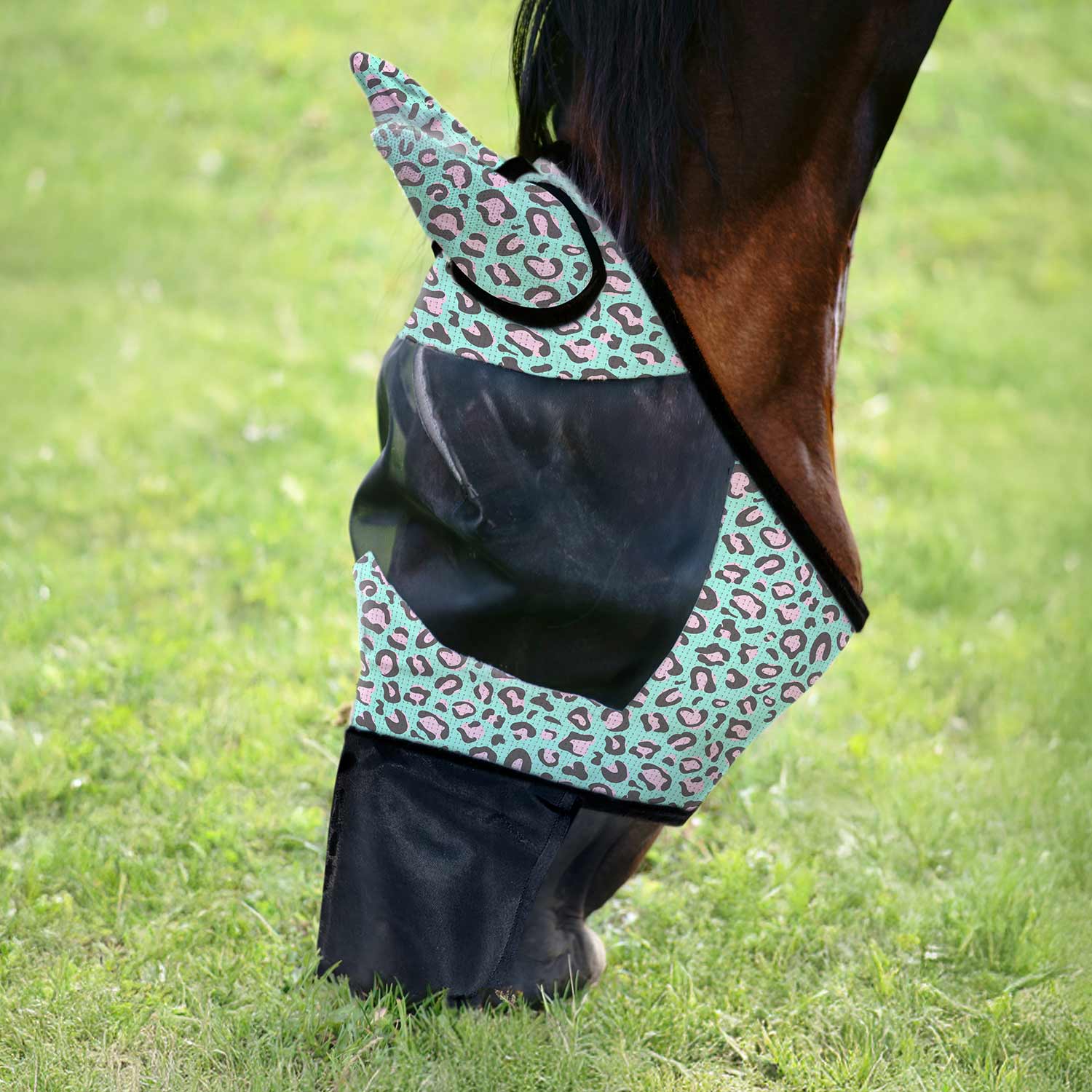 Expression Deluxe Mesh Horse Fly Mask with Ears and Nose