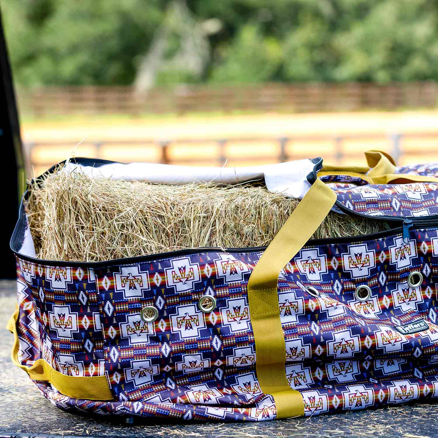 Expression Full Hay Bale Tote Bag