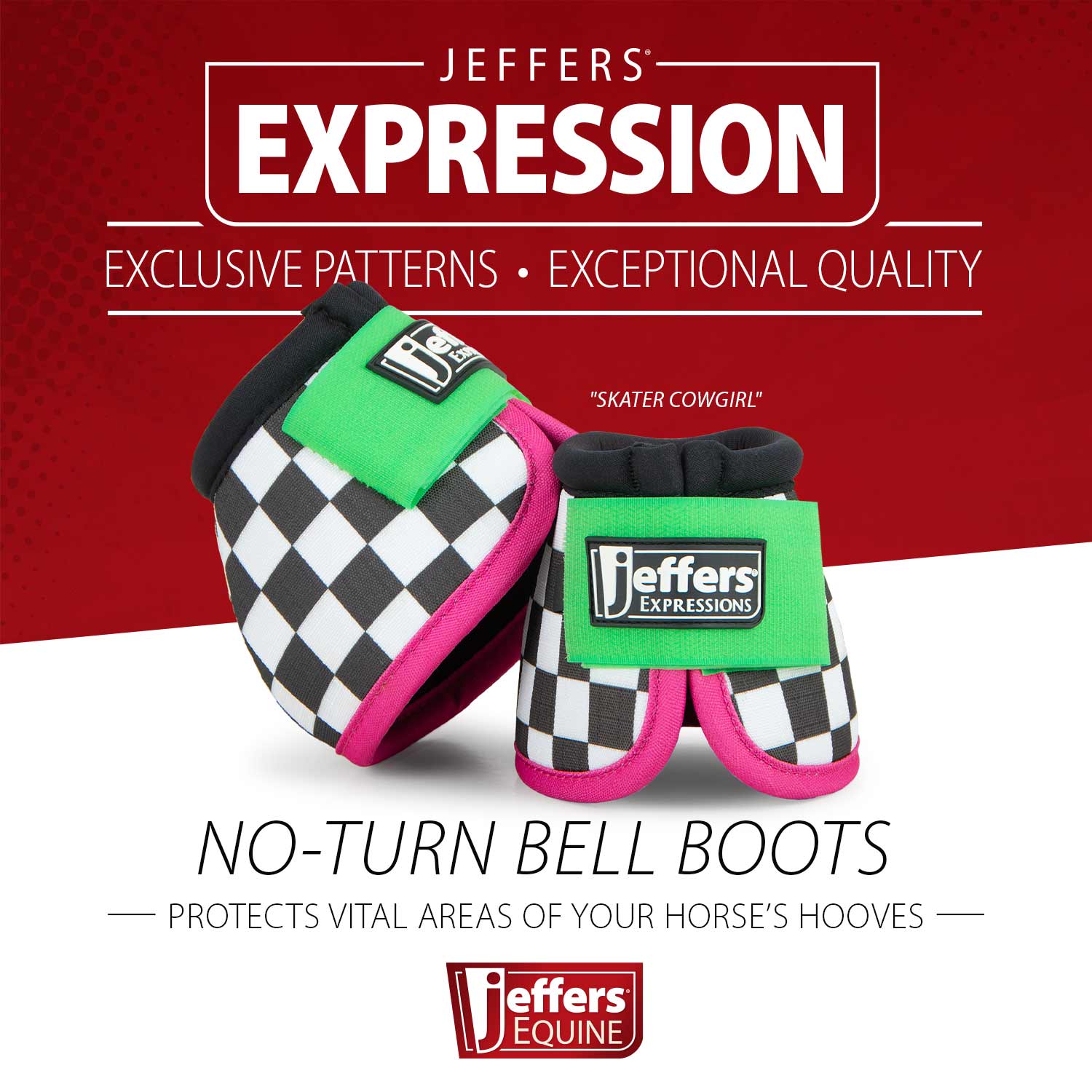 Expression No-Turn Bell Boots for Horses, Pair