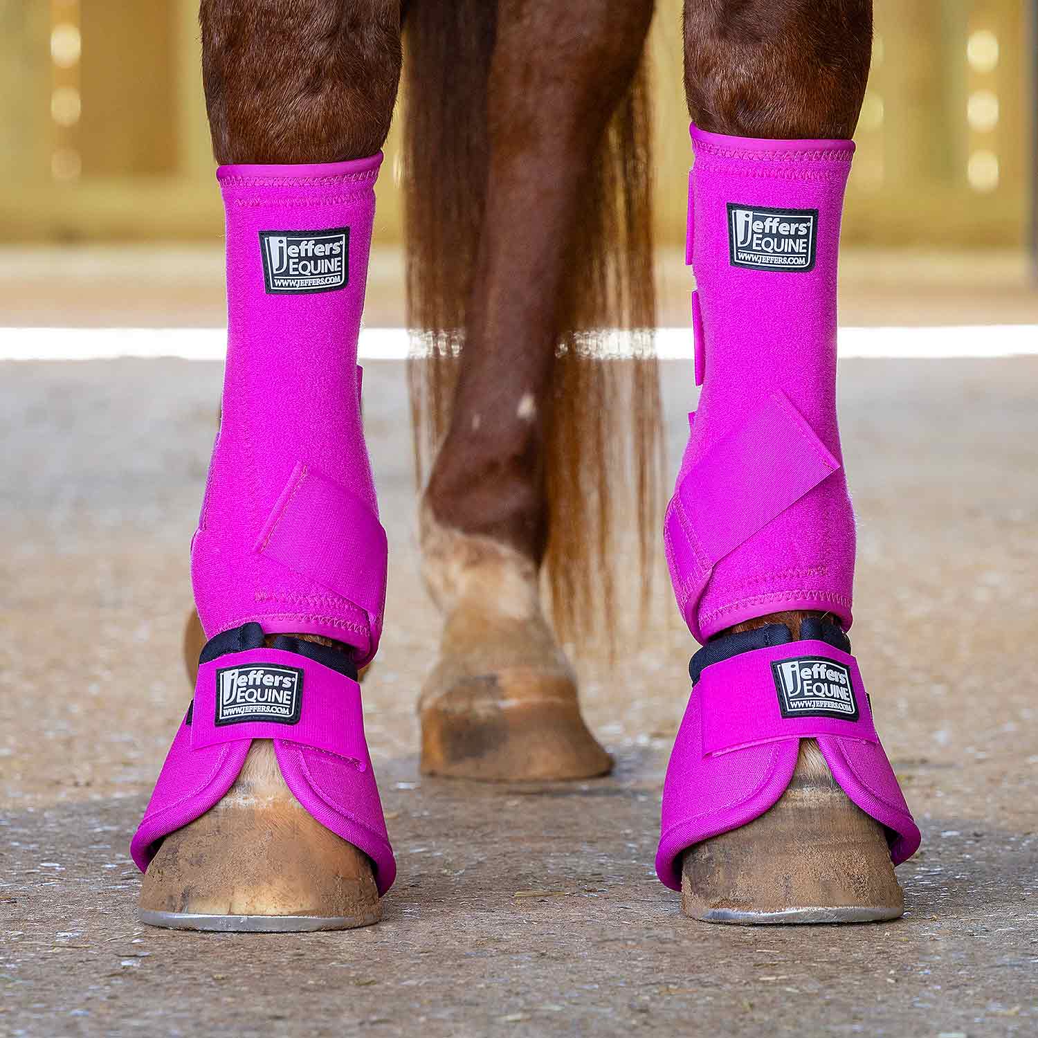 No-Turn Bell Boots for Horses, Solid Colors, 2 ct