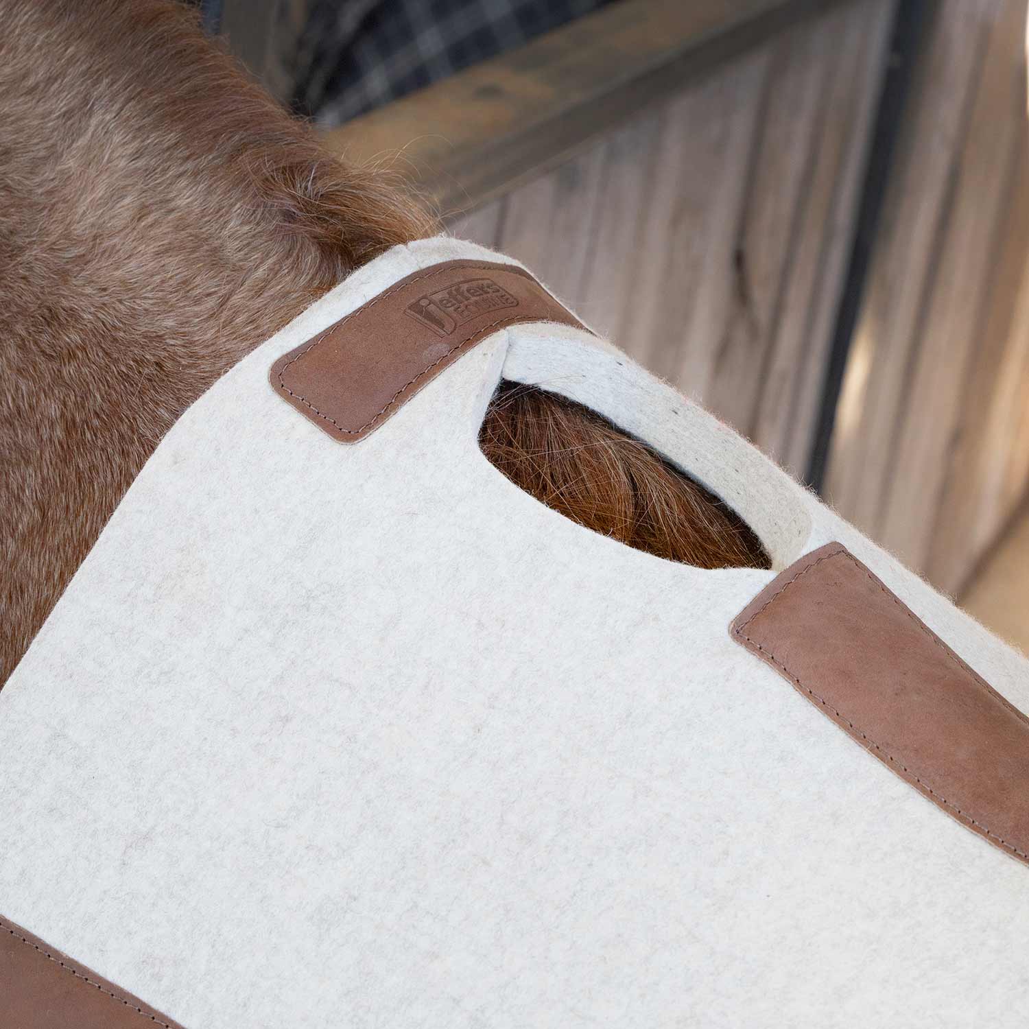 WoolLuxe 100% Wool Equine Saddle Pad – Cushioned, Breathable, and Shock-Absorbing