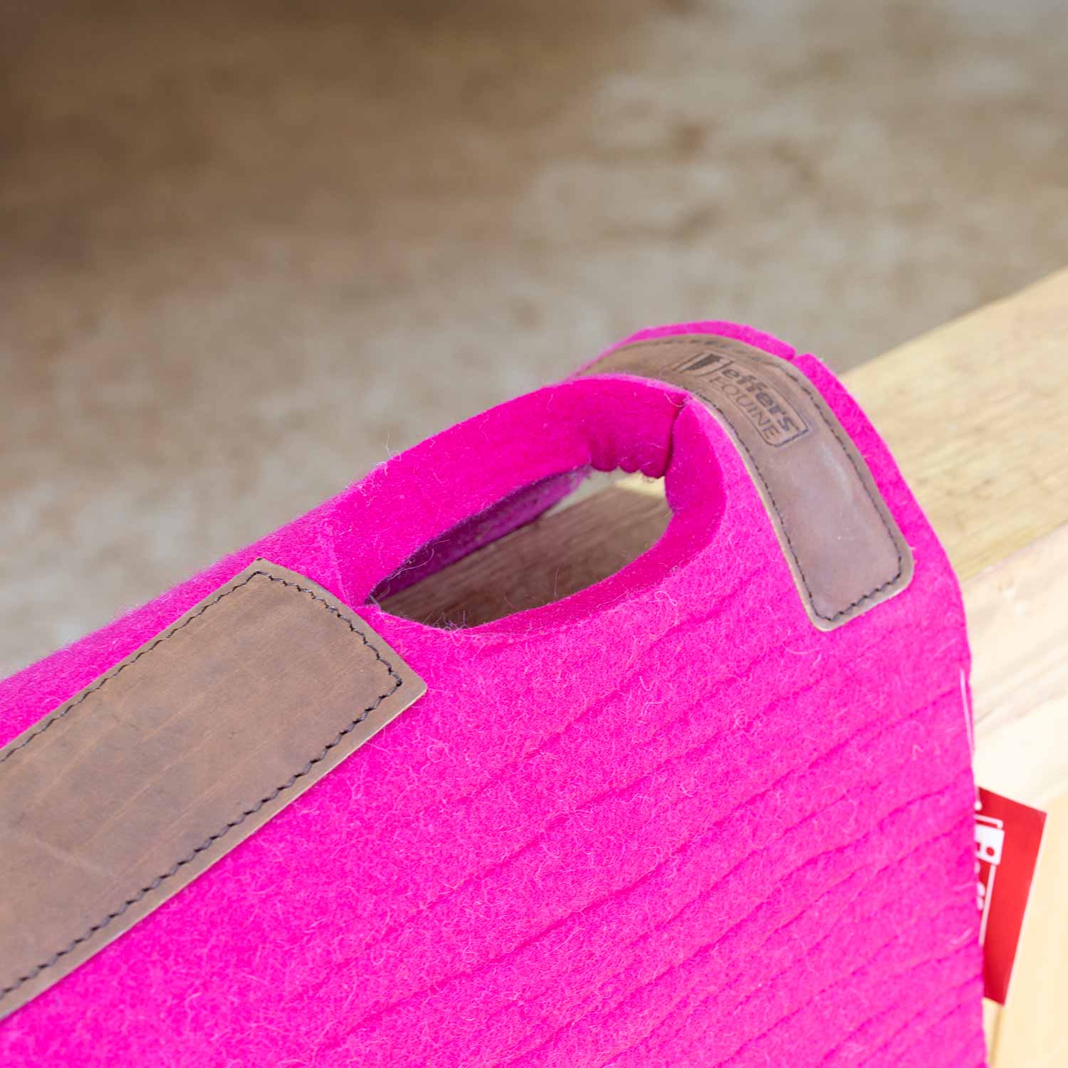 WoolLuxe 100% Wool Equine Saddle Pad – Cushioned, Breathable, and Shock-Absorbing