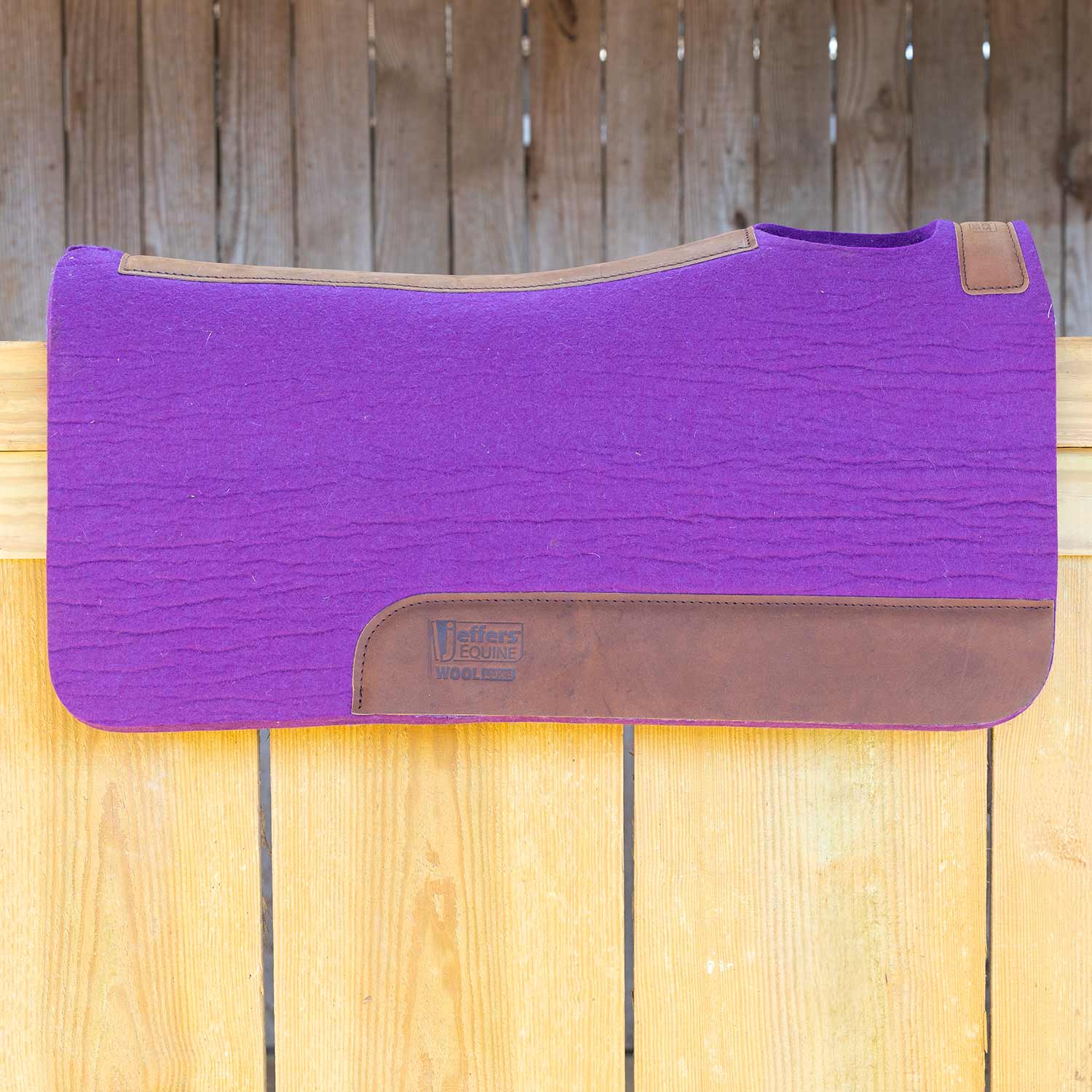 WoolLuxe 100% Wool Equine Saddle Pad – Cushioned, Breathable, and Shock-Absorbing