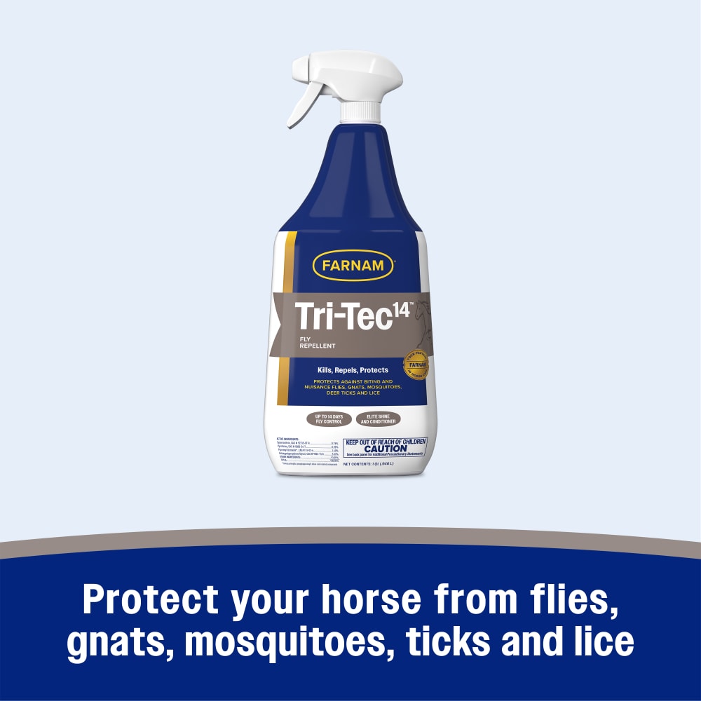 Farnam Tri-Tec 14 Fly Repellent Horse Fly Spray 32oz