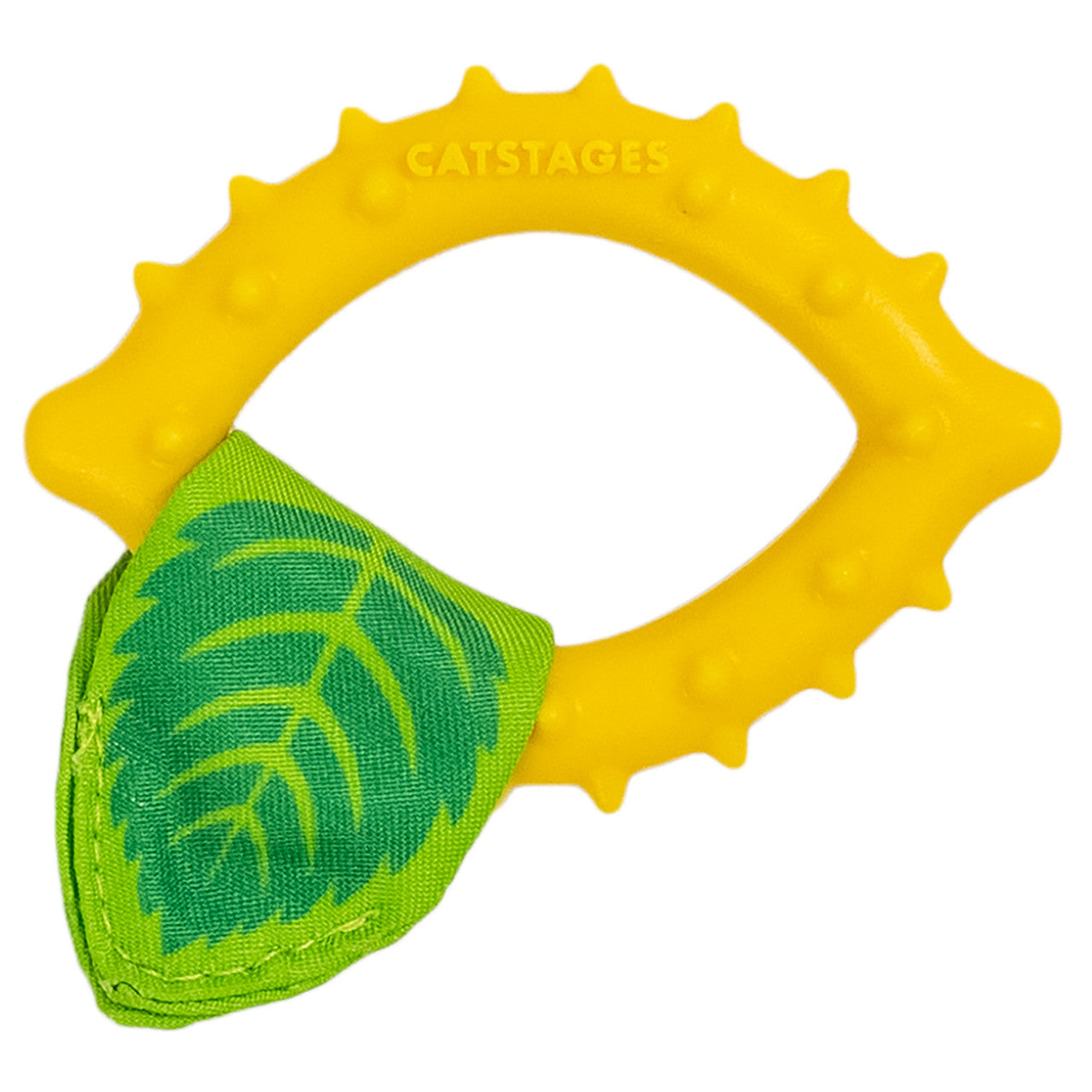 OWH CAT LEMON TEETHER YLW