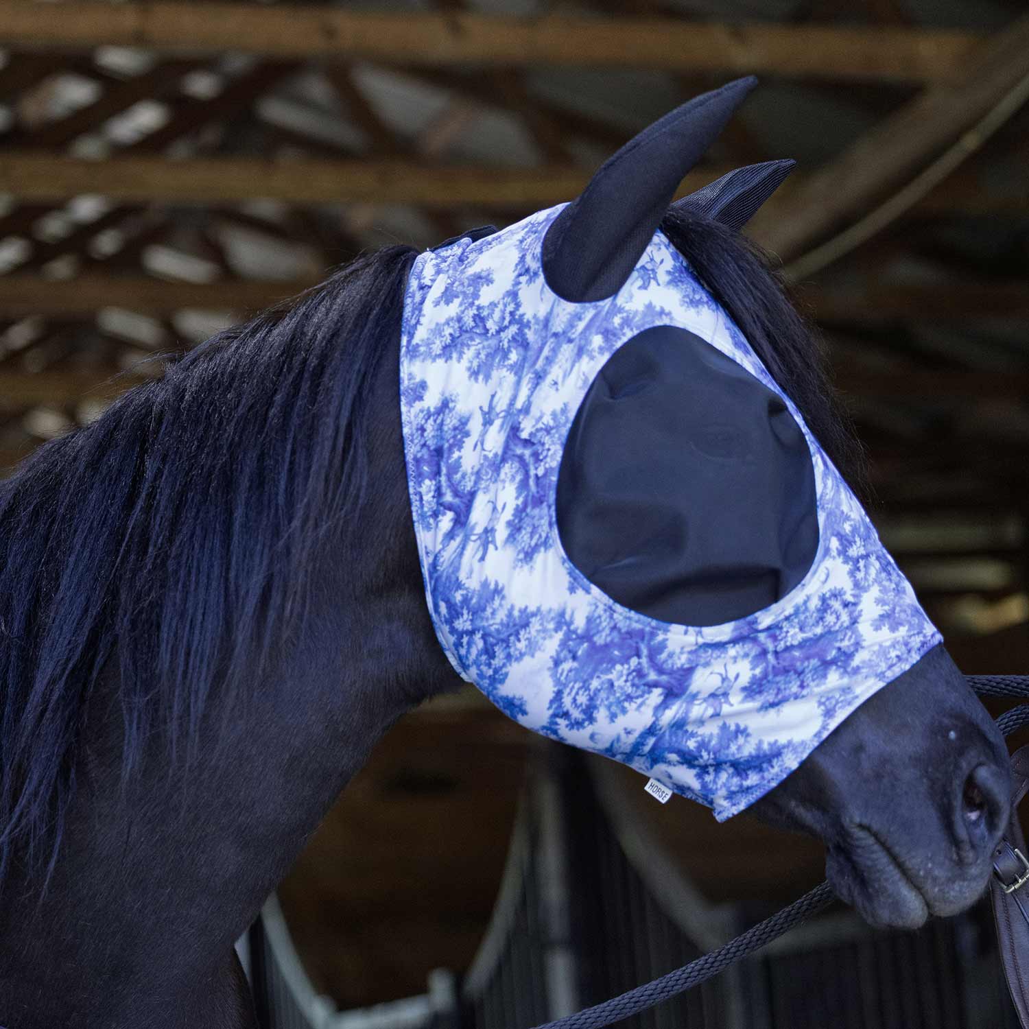 Expression Lycra Horse Fly Mask with Ears