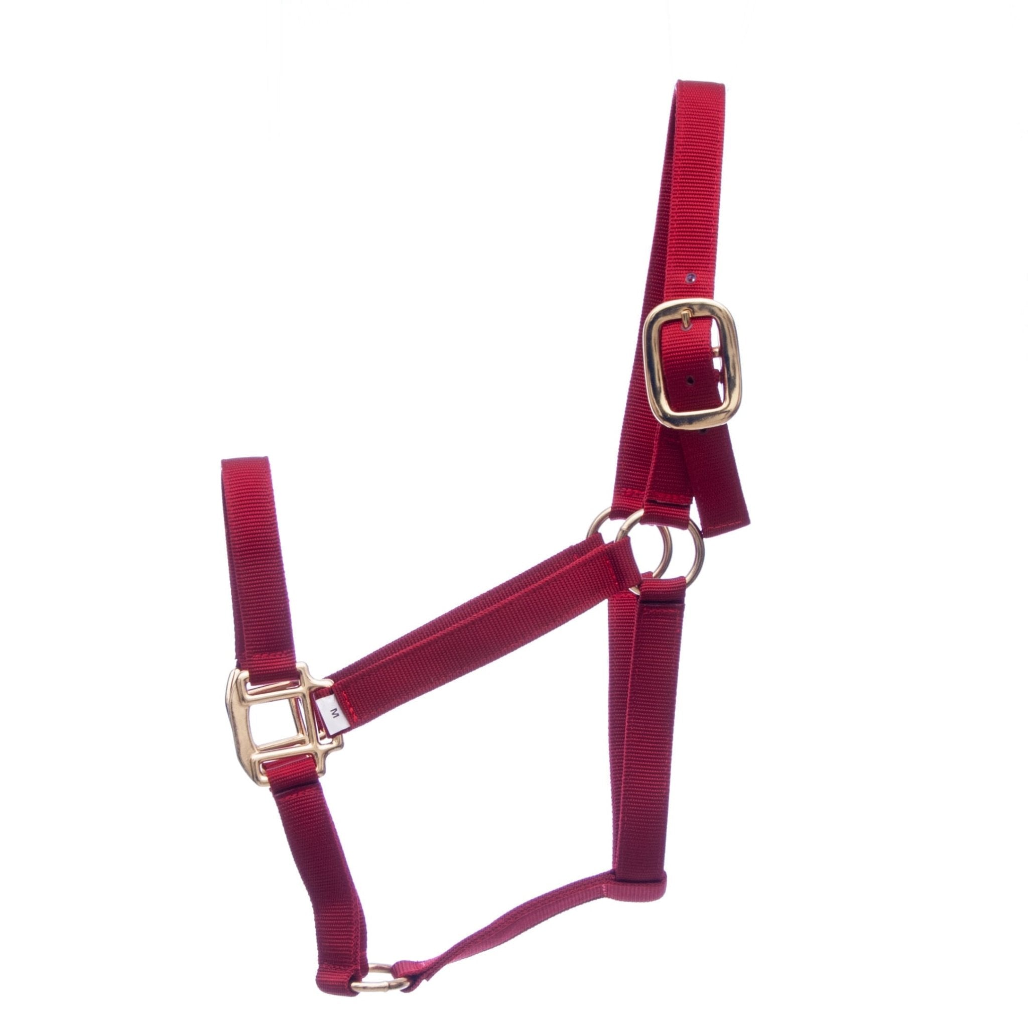 Premium Nylon Weanling & Yearling Horse Halters, 3-Ply, 1"