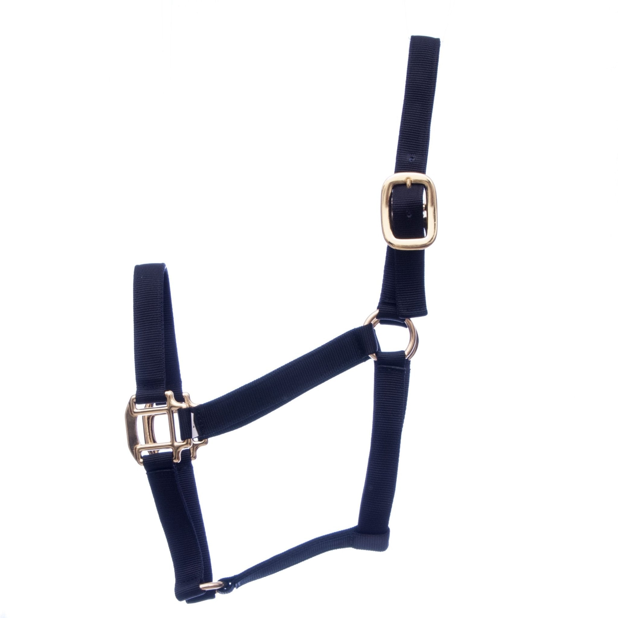 Premium Nylon Weanling & Yearling Horse Halters, 3-Ply, 1"
