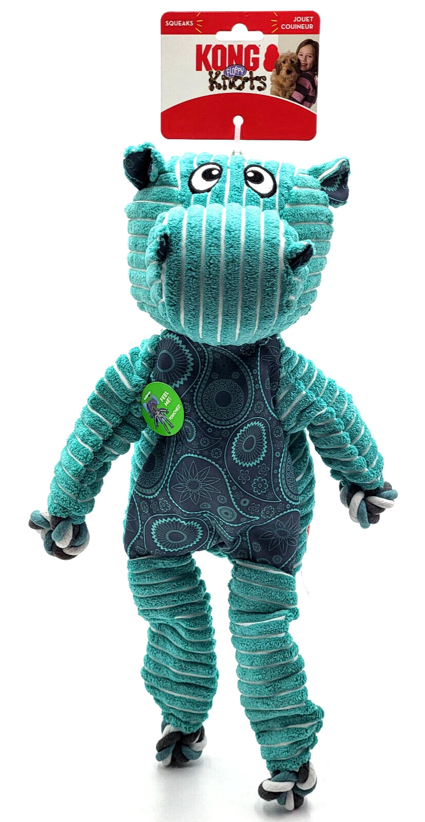 KONG Floppy Knots hippo XL