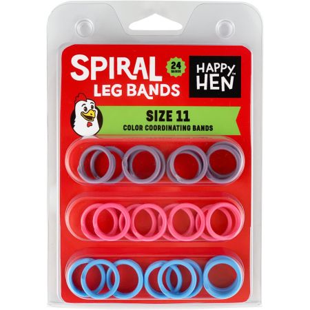 SPIRAL LEG BANDS SIZE 9 24/BAG