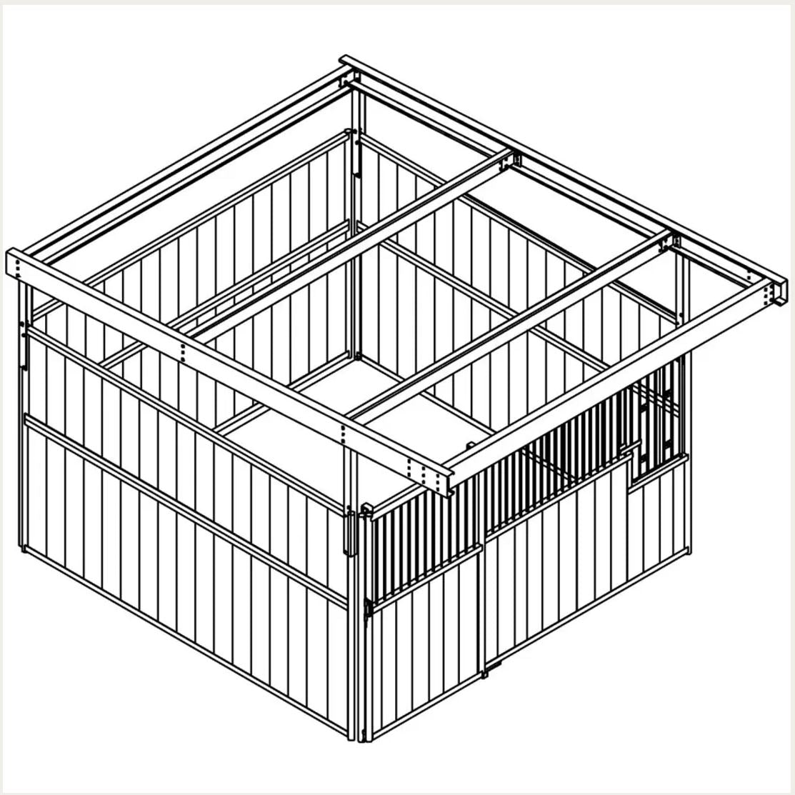SHELTER KIT 4 W Roof Gal.