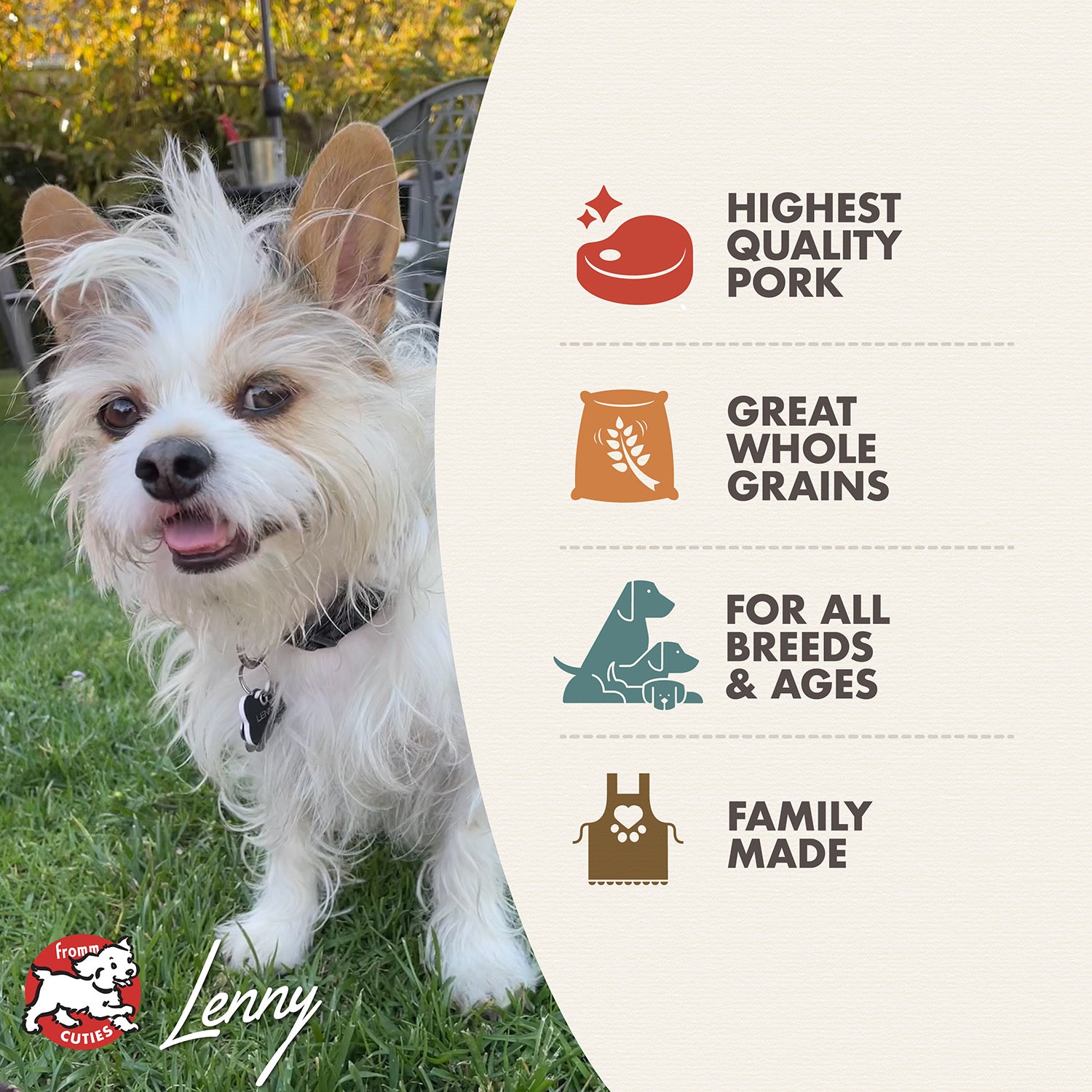 Fromm Four-Star Pork & Applesauce Recipe Dry Dog Food 5 LB