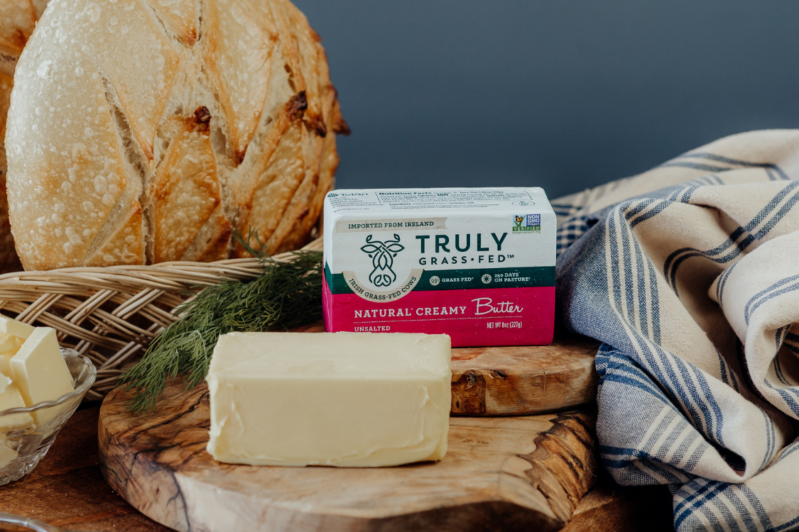 Truly Grass-fed Unsalted Butter - 8 oz