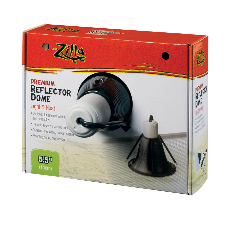 REFLECTIVE DOME CERAM BK 5.5"