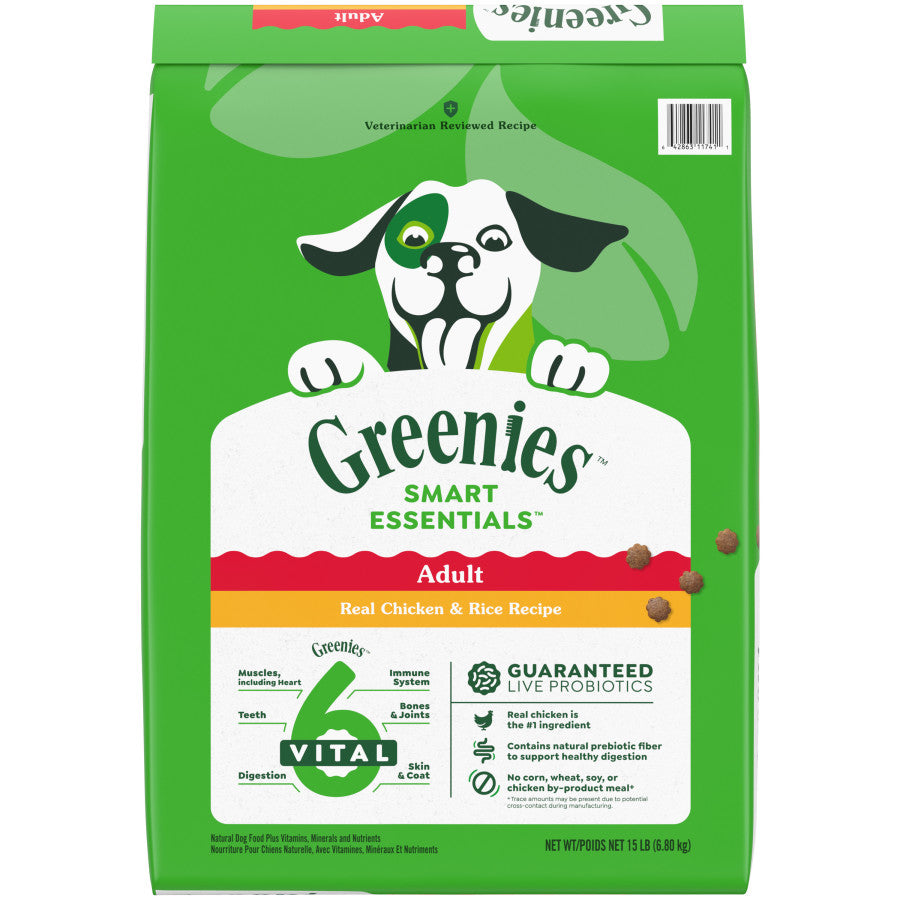 GREENIES DRY C/R 15 LB