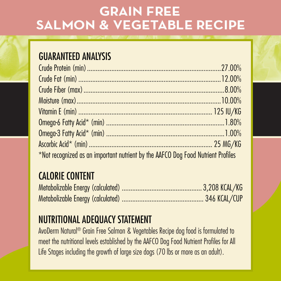 BCH DRY AVO GF SALM/VEG 4#