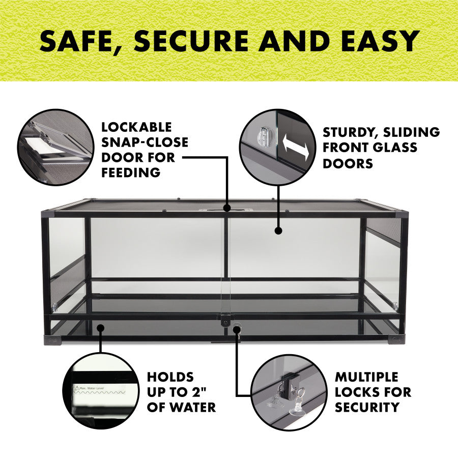 Zilla QuickBuild Terrarium 1ea/48 inx18 inx18 in