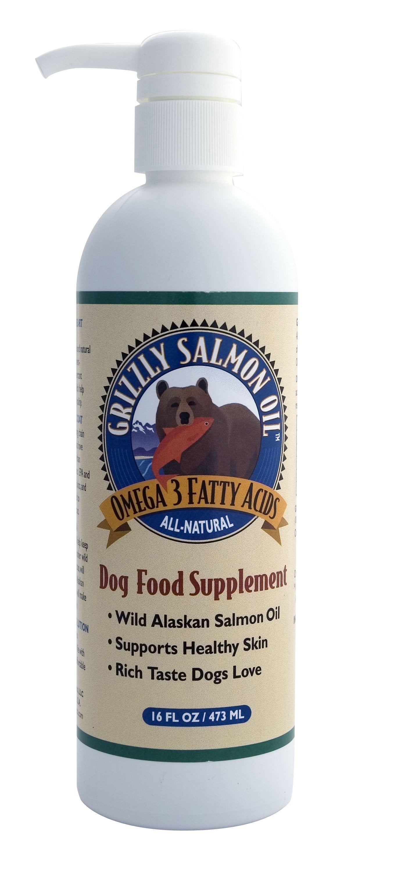 GRIZZLY SALMON OIL 16 OZ