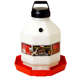 CHICKEN WATERER PLASTIC 5 G