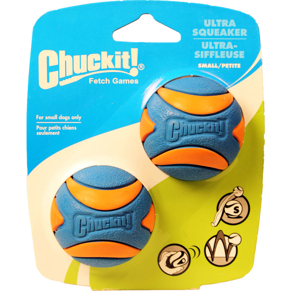 CAN TOY ULTRA SQKR BALL 2PK SM