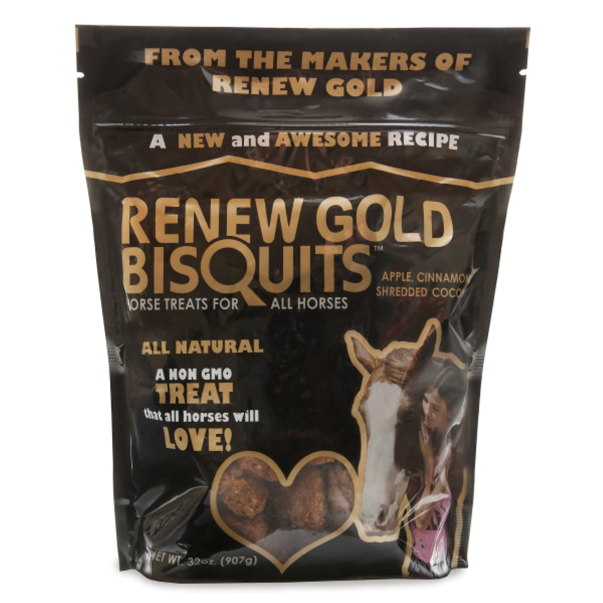 RENEW BISQUIT HORSE TREAT 32OZ