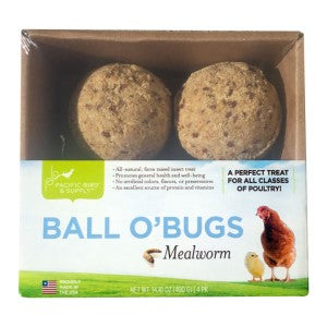 CHICKEN GRUB BALL O' BUGS 4pk