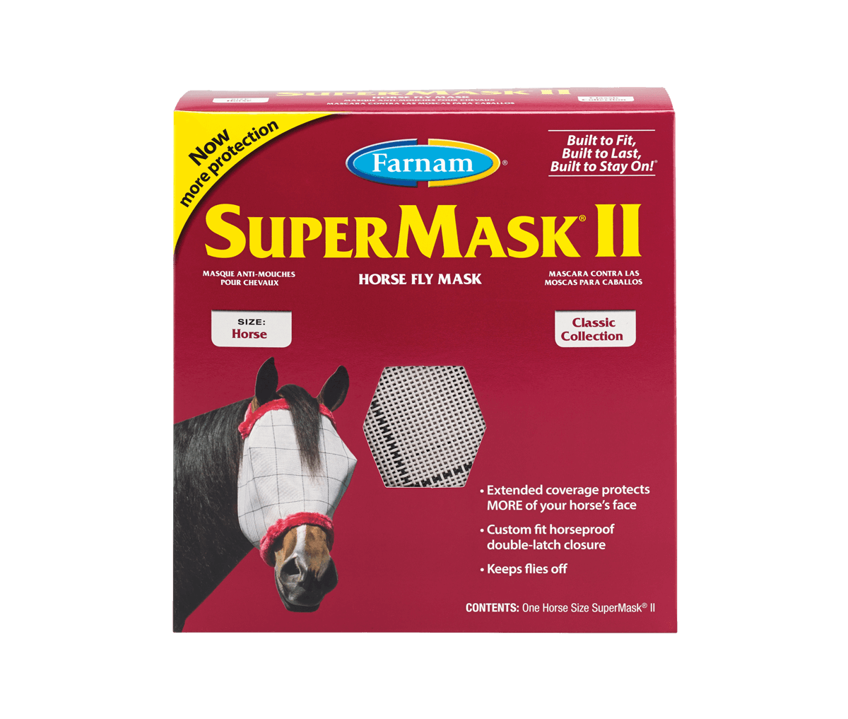 FARNAM FLY MASK HORSE