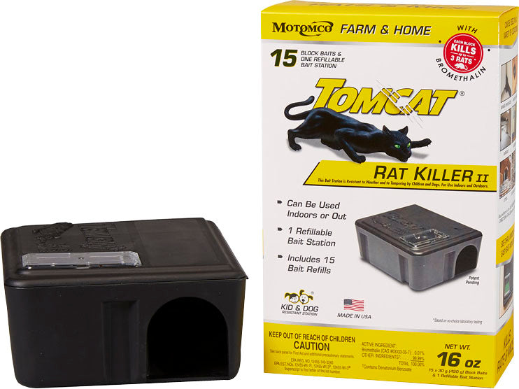 TOMCAT RAT KILLER W/STATION 1#