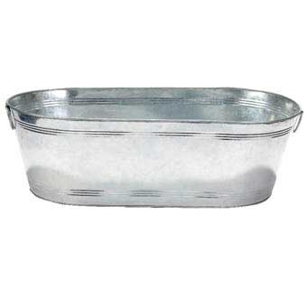 TUB OVAL GALVANIZED 16GALLON G