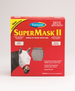 FARNAM FLY MASK HORSE W/EARS