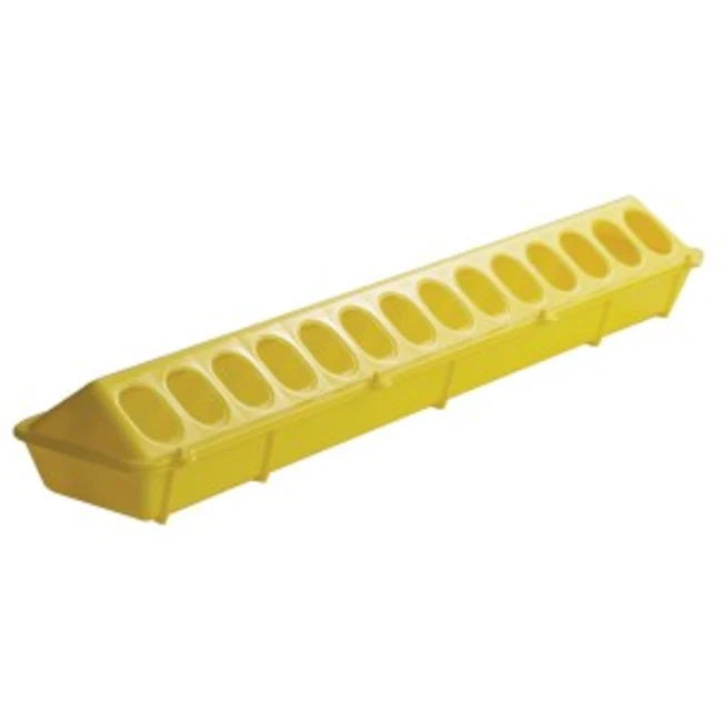 FEEDER FLIP-TOP PLAST YEL 20"
