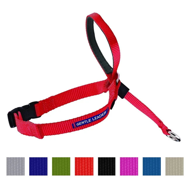 GENTLE LEADER QR COLLAR LG red
