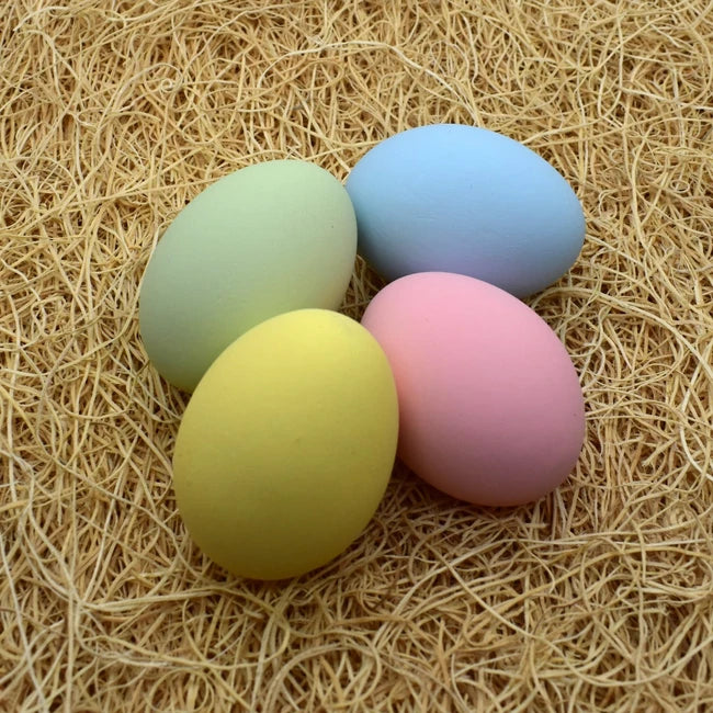 CERAMIC CHICKEN EGGS PASTEL