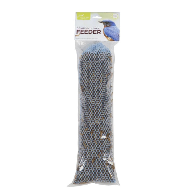 MEALWORM SOCK FEEDER FILLED BL