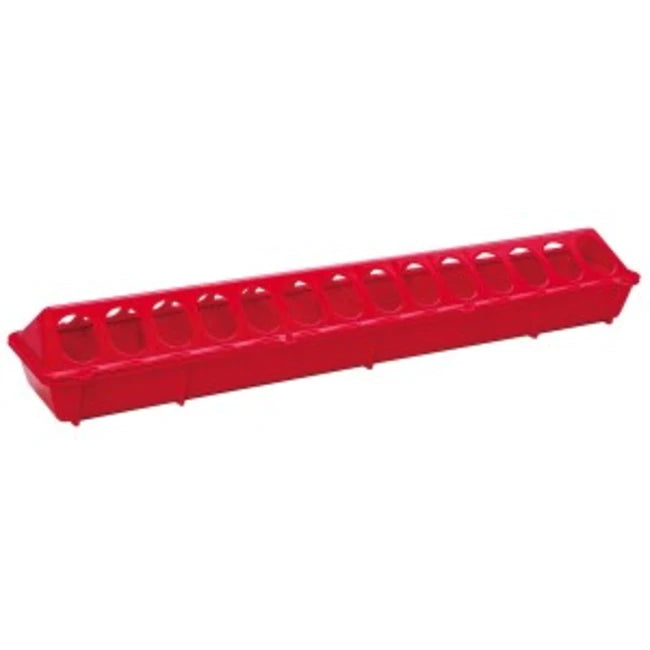 FEEDER FLIP-TOP PLAST RED 20"