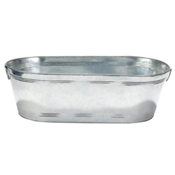 GALVANIZED OVAL TUB 10.5 GAL G