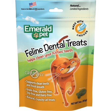 DENTAL CAT TREAT 3OZ BG