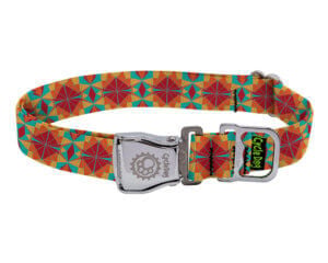 CDOG Collar Kaleid Red Reg L