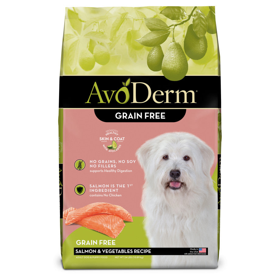 BCH DRY AVO NAT SLMN/VEG 24#