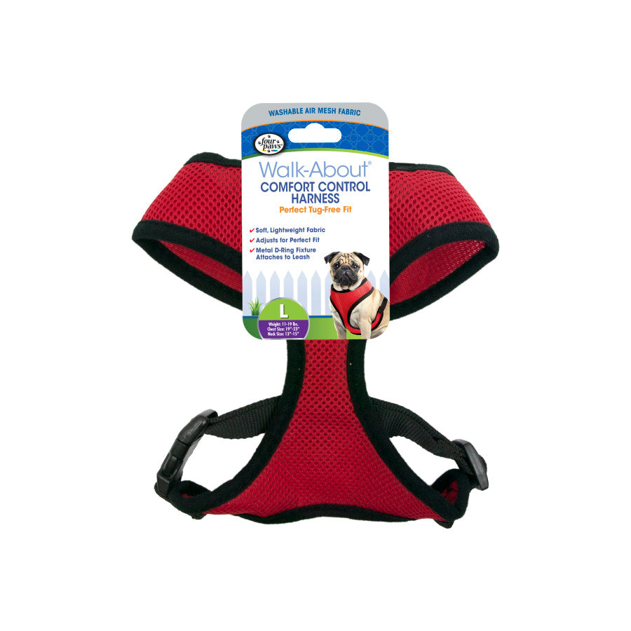 HARNESS COMF CTRL LRG RED