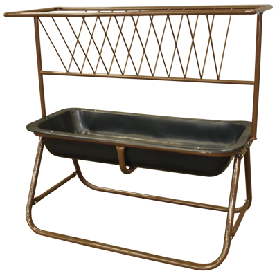 HORSE FEEDER WITH HAY RACK