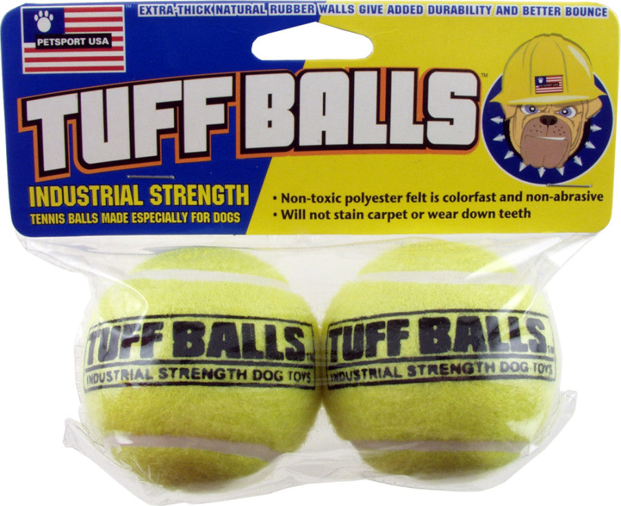 TUFF TENNIS BALLS 2/PK