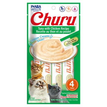 Inaba tun/chic churu puree 4pk