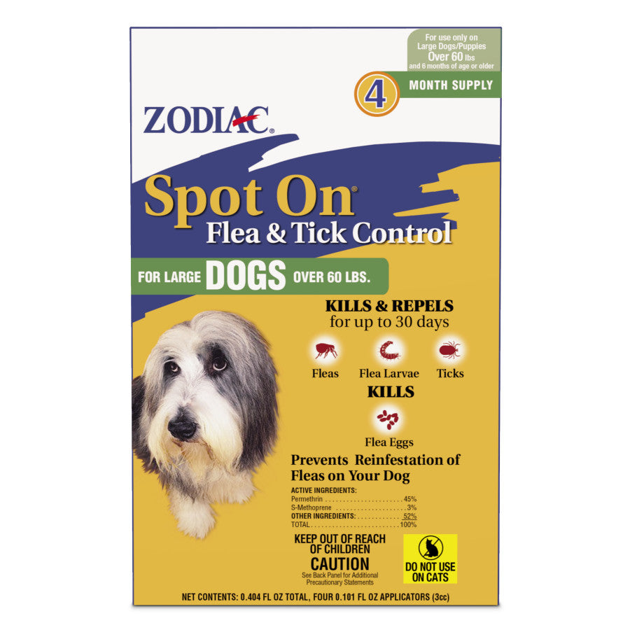 SPOT-ON F/T LRG DOG 4PK
