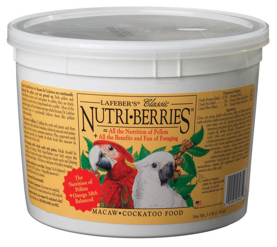 NUTRI BERRIES MACAW 3.5 LB