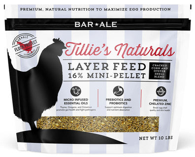 Bar ALE 16% Layer Mini-Pellet with Cracked Corn & Oyster Shell 10lb