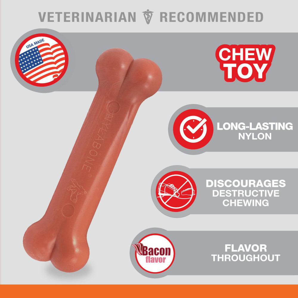 Nylabone Power Chew Original Dog Bone Bacon Flavor Petite