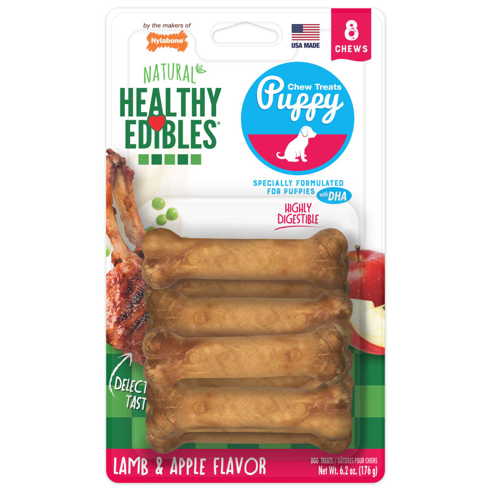 Nylabone Puppy Lamb & Apple8ct
